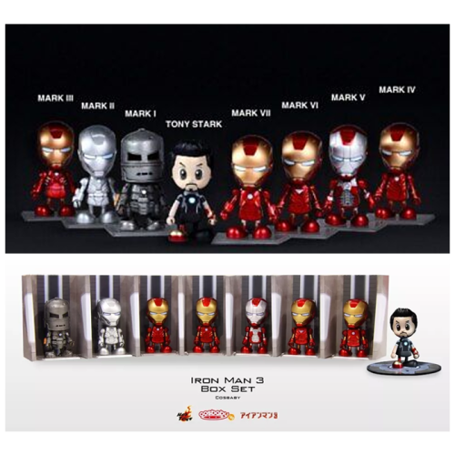 Iron Man 3 : Cosbaby (8 Figures)