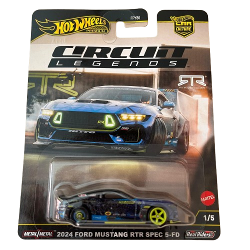 Hot Wheels Premium: 2024 Ford Mustang RTR Spec 5-FD