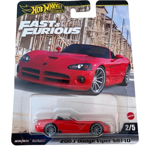 Hot Wheels Premium Fast & Furious: 2003 Dodge Viper SRT 10