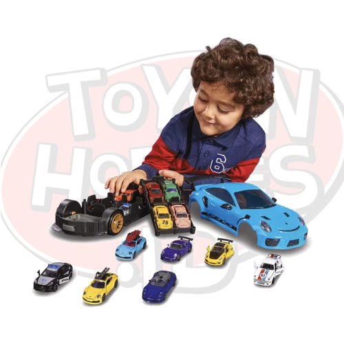 Porsche 911 GT3 RS Carry Case + 1 Car by Majorette